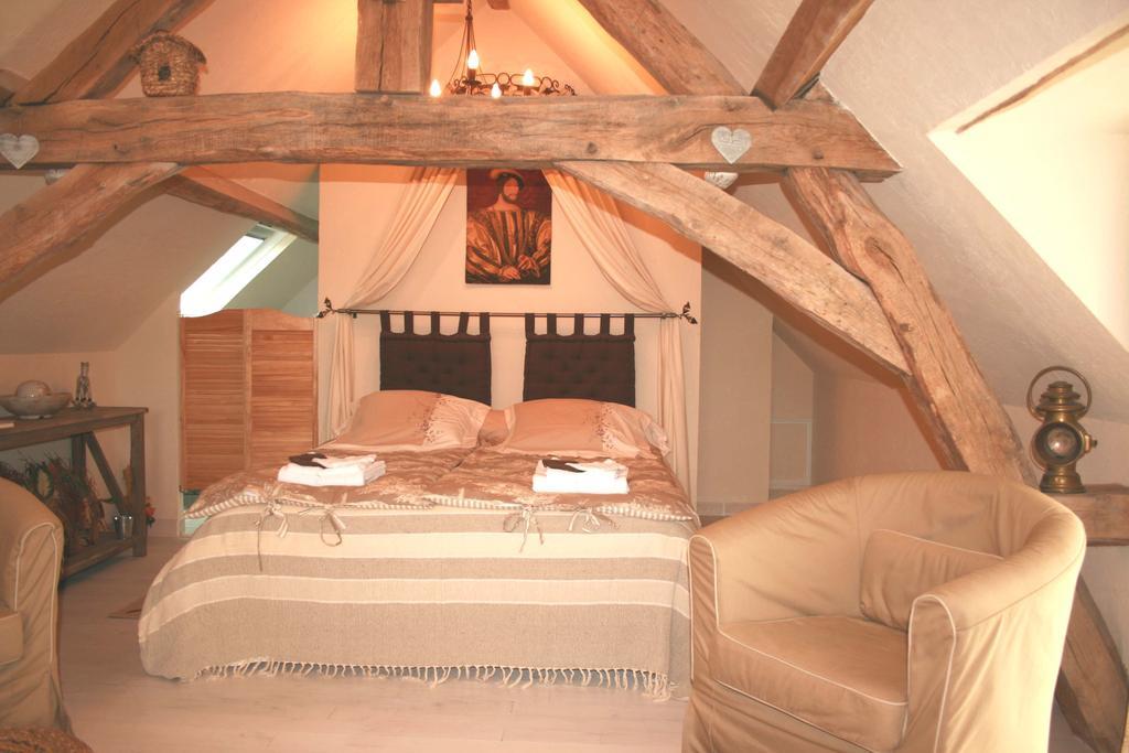 Chambres D'Hotes Le Clos Du Puits Mosnes Quarto foto